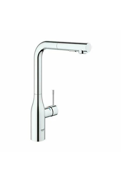 Grohe Essence kitchen mixer with pull-out spray, high gloss chrome