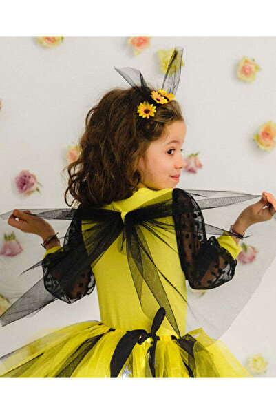 fustite cu luminite Costum de albină cu aripi din tul, pentru spectacol - 7-9...