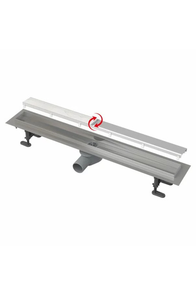 ALCA Set rigola cu capac faiantabil APZ13-DOUBLE9 FIT AND GO 75 cm