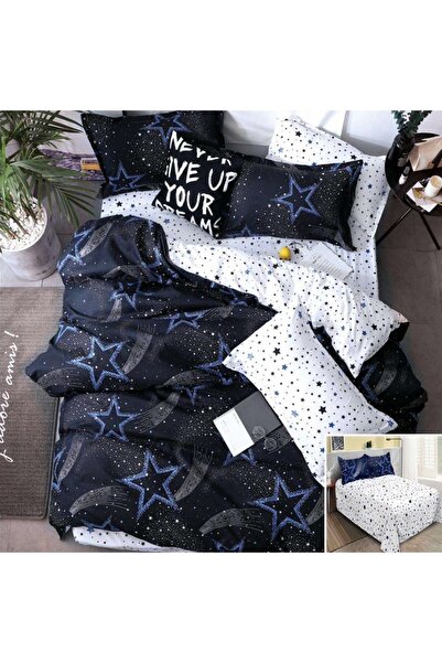 OEM Bed linen, 2 people, satin cotton, 4 pieces, with print, LSN4518