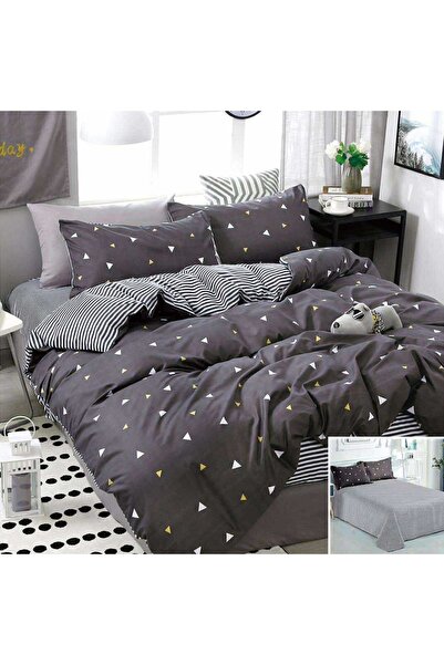 OEM Bed linen, 2 people, satin cotton, 4 pieces, with print, LSN4392