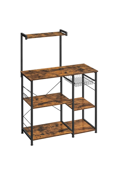 OEM Raft de bucatarie, suport pentru cuptorul cu microunde, cos de sarma, 6 c...