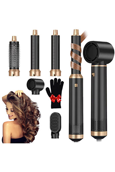 ewenta Ewenta® WRAP-FLOW 5in1 Hair Dryer, Rotating Brush, Negative Ions, Curl...