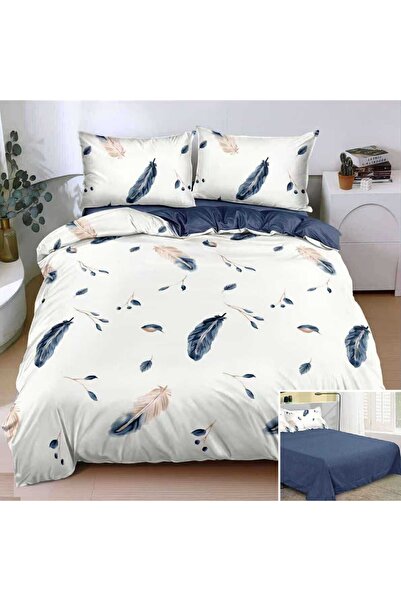 OEM Bed linen, 2 people, satin cotton, 4 pieces, with print, LSN4538