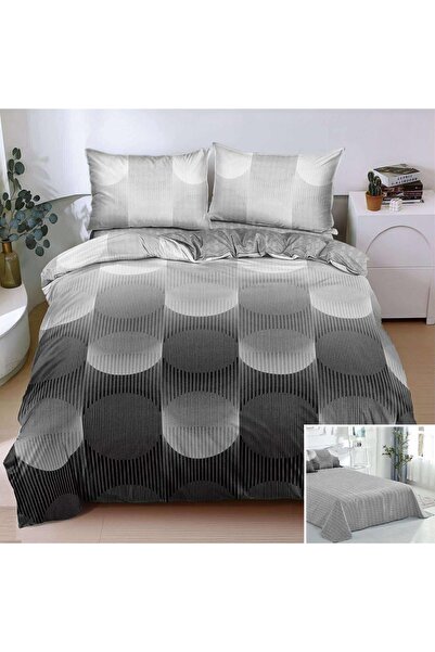 OEM Bed linen, 2 people, satin cotton, 4 pieces, with print, LSN4703