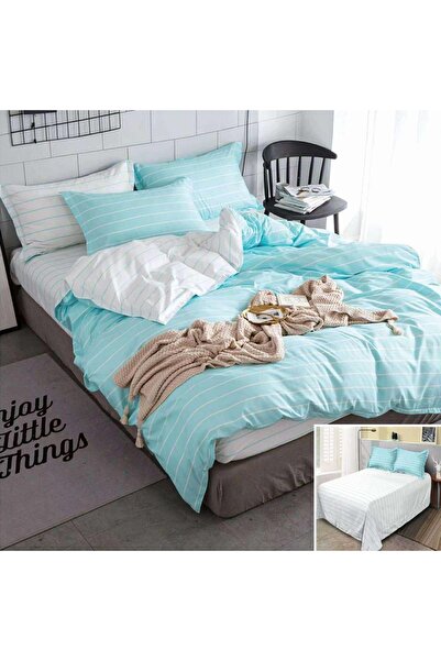 OEM Bed linen, 2 people, satin cotton, 4 pieces, with print, LSN4691