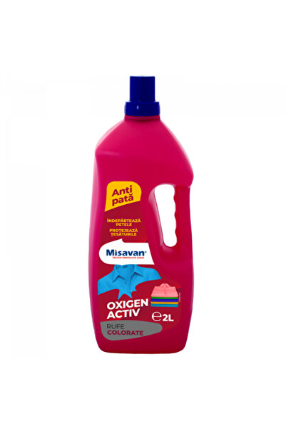 Misavan Oxigen Activ, Soluție pentru îndepărtarea petelor de culoare de pe ha...