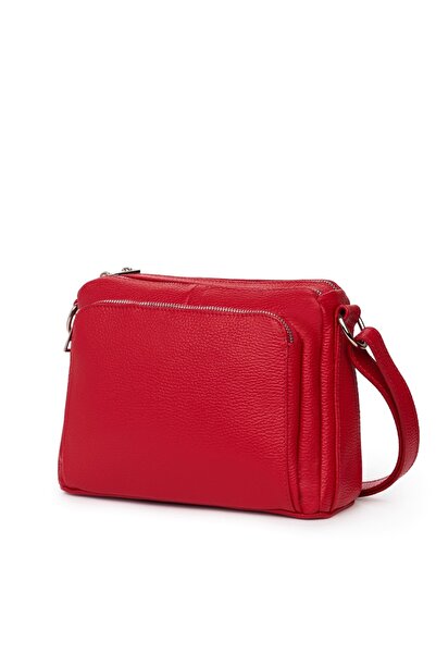 myOwn Vania Red Leather Women's Crossbody Bag