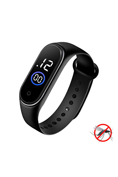 OEM Ultrasonic anti-mosquito bracelet and digital watch, anti-insect, USB cha...