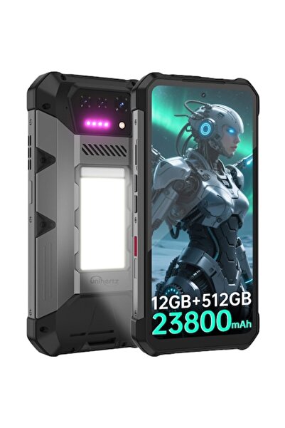 unihertz Hike Mobile Phone, 4G, Helio G200, 6.79" 120Hz, 12GB RAM. 512GB, Fla...