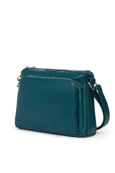 myOwn Vania Marine Green Leather Women's Crossbody Bag
