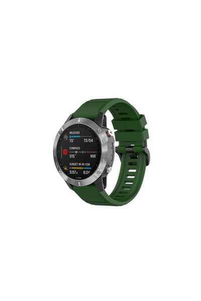 OEM ΜΑΛΑΚΟ ΑΘΛΗΤΙΚΟ ΛΟΥΡΑΚΙ ΡΟΛΟΓΙΟΥ ΑΠΟ ΣΙΛΙΚΟΝΗ για GARMIN 7X - ΣΤΡΑΤΙΩΤΙΚΟ...