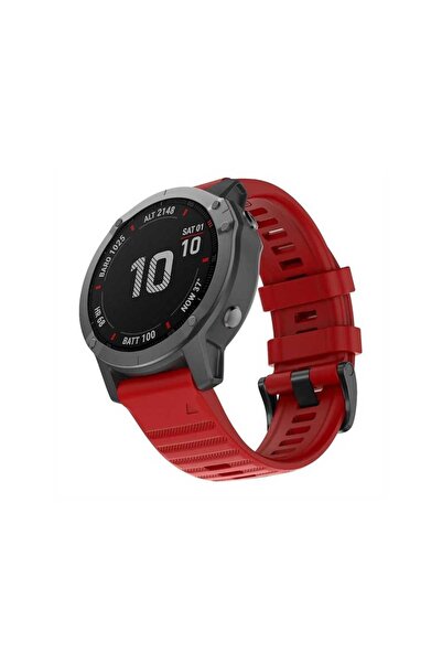 OEM Μαλακό λουράκι σιλικόνης για αθλητικό ρολόι GARMIN 7/EPIX - Κόκκινο