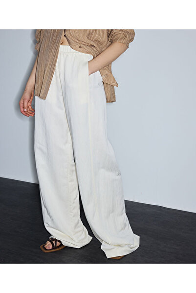 İpekyol Belden bağlamalı wide leg pantolon