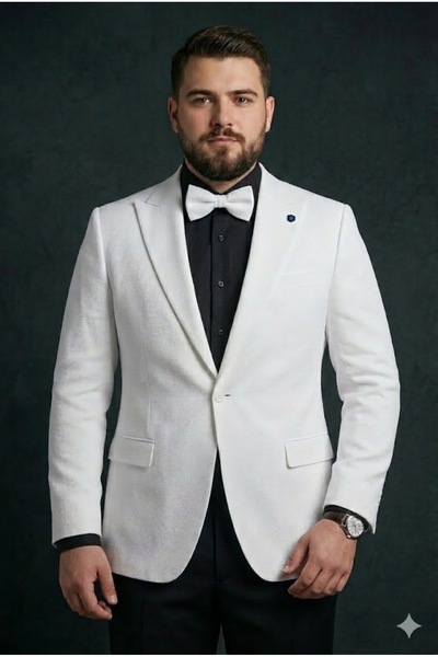 Plus Scorpion Elegant Modern Jacket with Refined Cut for Men