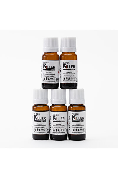 Pasteur 5 BUCATI Insecticid Concentrat SUPER KILLER 25T-EC 10ml