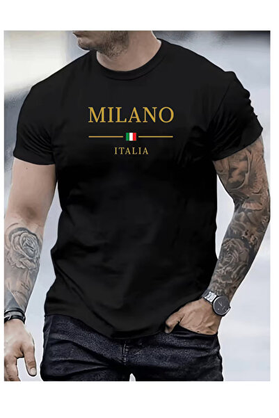 R&M Brotherhood Milano Printed T-Shirt Combed Cotton Quality New Season