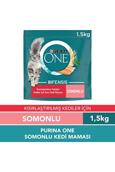 Advance Purina One Somonlu Kısırlaştırılmış Kedi Maması 1,5 kg Bifensis Formü...