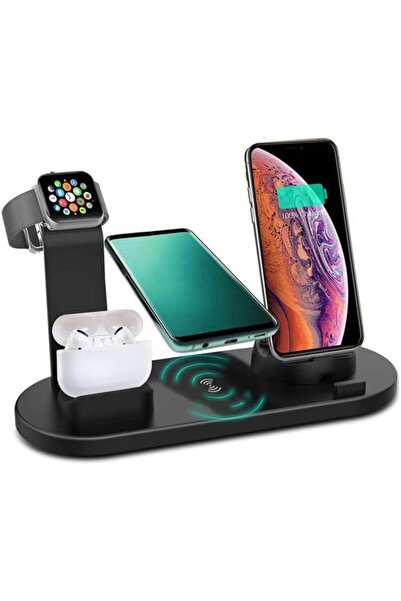Arabest 3-in-1 15W Wireless Charging Station for Phone, Watch and Earbuds, Fa...