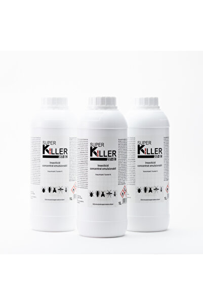 Pasteur 3 BUCATI Insecticid Concentrat SUPER KILLER 25T-EC 1L