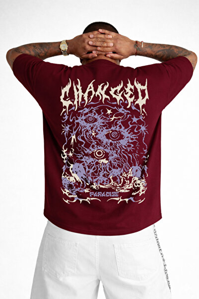 VEK Oversize T-Shirt with Back Print Paradise Relax Unisex