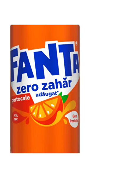 Fanta Zero sugar orange juice 4*330ml