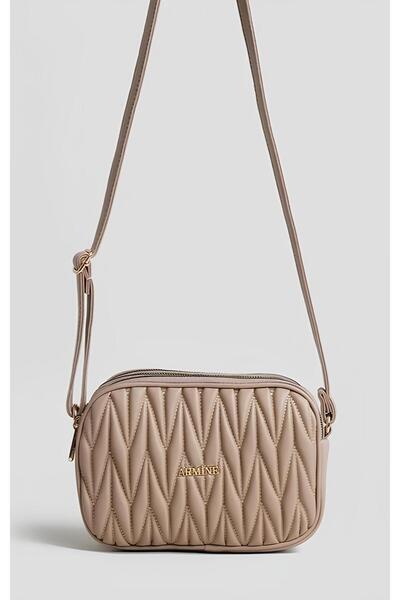 Armine Women's Shoulder Bag with Strap 357 Mink