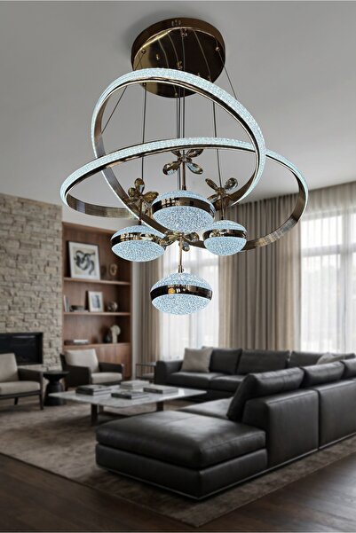 G-Light Hayal Simli 4 Top Modern Sarkıt 3 Renk Salon Avizesi Led