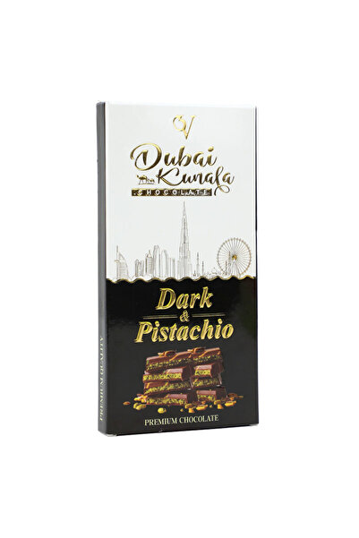 Valrhona VALRONA DARK & PISTACHIO KUNAFA CHOCOLATE 100GM