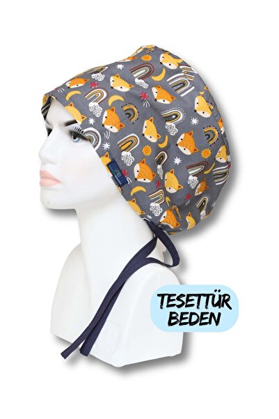 doktorbonem Tesettür Beden 3lü Tilki Panda Seti Antrasit Tilki Turkuaz Tilki Panda Cerrahi Bone