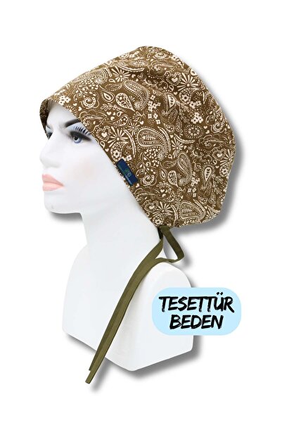 doktorbonem Tesettür Beden 3lü Best Seller Kahverengi Akasya Çiçekler Haki Şal Desen Leopar Cerrahi Bone