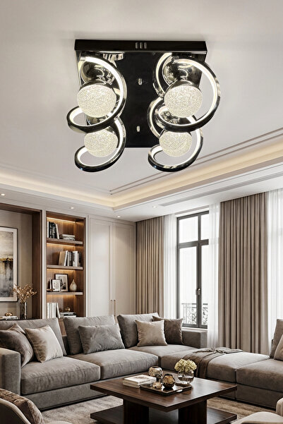 G-Light Linary Model 4 Toplu Plafonyer Salon - Oturma Odası Led Avizesi