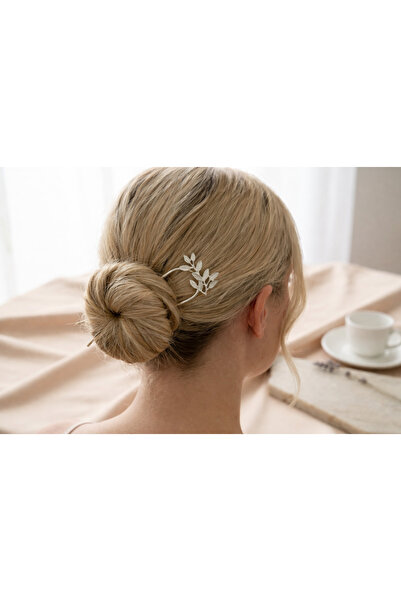 REBORN DESIGN Roman Laurel Leaf Figured Silver Color 13 cm Metal Knob Buckle