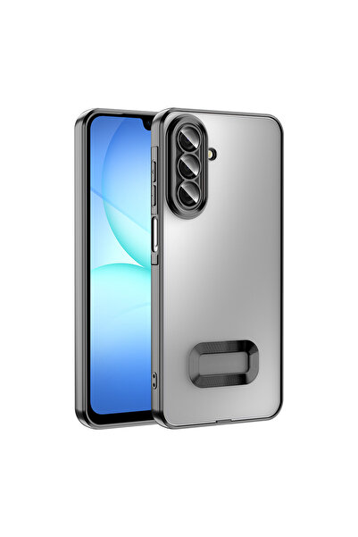 Başkenttekno Samsung Galaxy A17 Case with Logo Displaying a Shiny Edge and Ca...