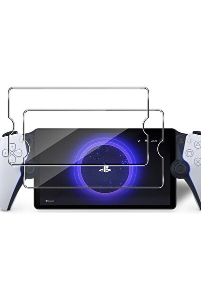 aheaks واقي شاشة نانو كام لجهاز سوني PS5 بلاي ستيشن بورتال، خالٍ من الفقاعات،...