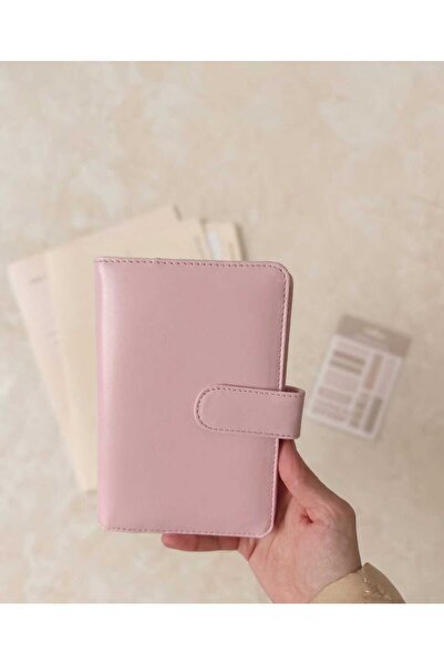 NESLİMSİ ATÖLYE Bütçe Planlayıcı Manyetik Ajanda PEMBE (Sticker ve Challenge ...