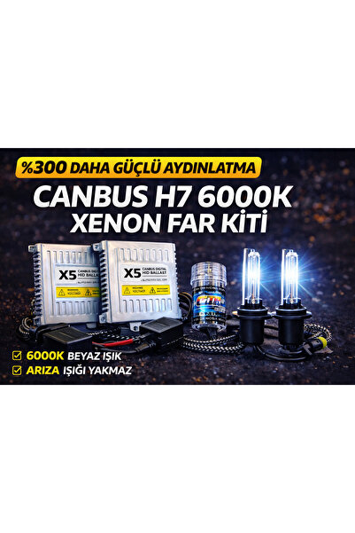 EP GARAJ OTOMOTİV H7 6000K CANBUS XENON FAR KİTİ