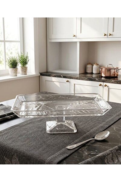 Paşabahçe 1 Adet Ayaklı Sunumluk & Servis & Pasta Tabağı