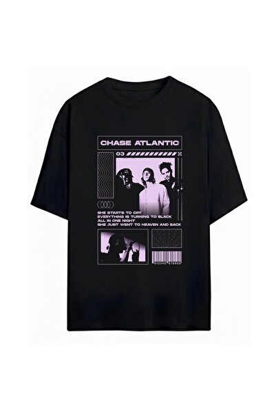 SVART WEAR Tricou Chase Atlantic unisex oversize 100% bumbac
