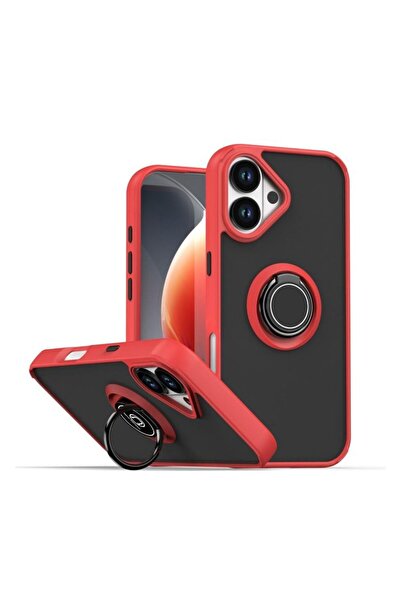 HANPORIUM iPhone 17 Compatible Case with Ring Stand Extra Shock Protection Ha...