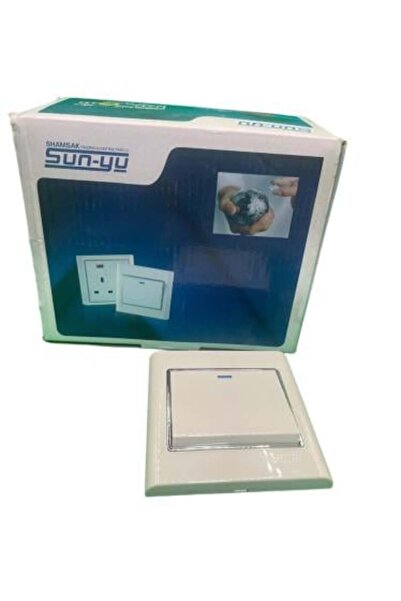 Sanyo مفتاح أبيض مفرد 7*7