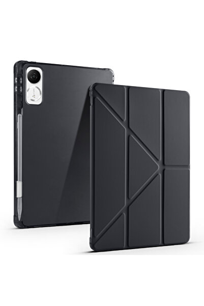 zore Honor Pad V9 Uyumlu Kılıf Tri Folding Kalem Bölmeli Standlı Kılıf