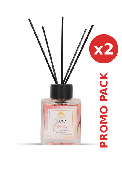 TEONA - 2 x Odorizant de Camera cu Betisoare Powder 110ml