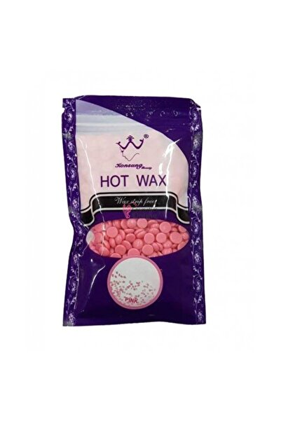 Konsung Beauty Traditional elastic pink wax, granule type, 500 g bag,