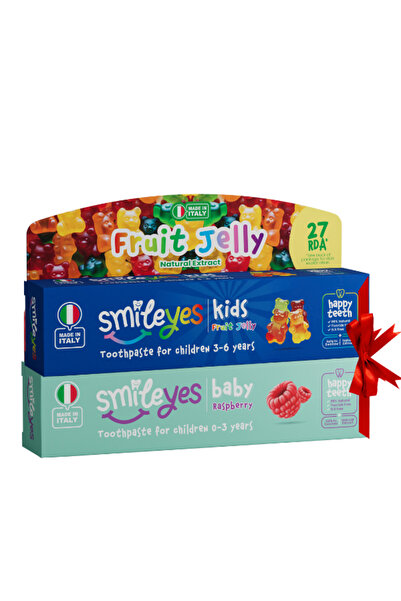 Smileyes Fruit Jelly 50 ml 3-6 Yaş ve Raspberry 30 ml 0-3 yaş 2 li paket