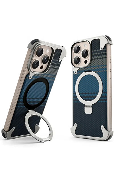 Oatsbasf Frameless for Samsung iPhone 16 Pro Max, Magsafe Compatible Kickstan...