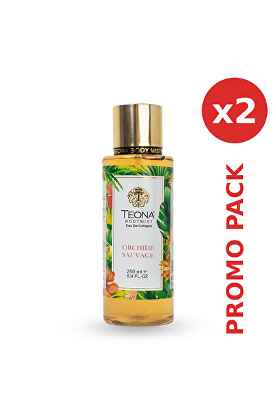 TEONA Pack - 2 x Spray de Corp Orchide Sauvage Unisex 250 ml