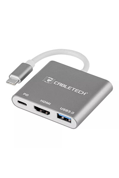 OEM Cablu adaptor USB 3.0 Type C - USB 3.0 Type C HDMI 4K 3840X2160P 30Hz PD ...