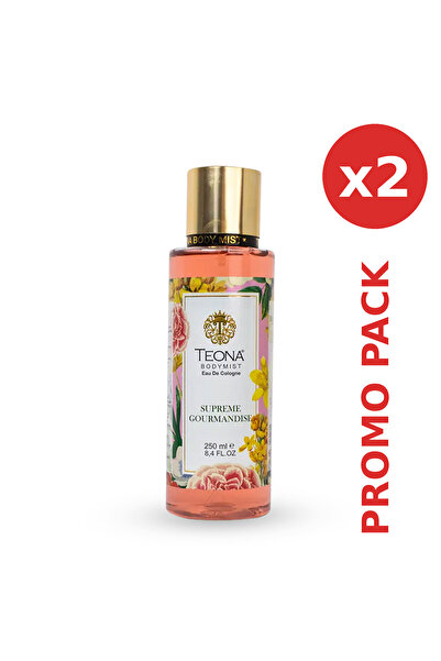 TEONA Pack - 2 x Spray de Corp Supreme Gourmandise Unisex 250 ml