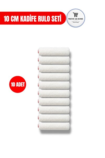 OSKAR FIRÇA 10 cm Velvet Roller Set Luxury |   10 Replacement Rollers |   Hig...